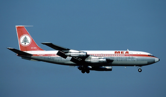 Boeing 720B of Middle East Airlines (Eduard Marmet via Wikimedia Commons)